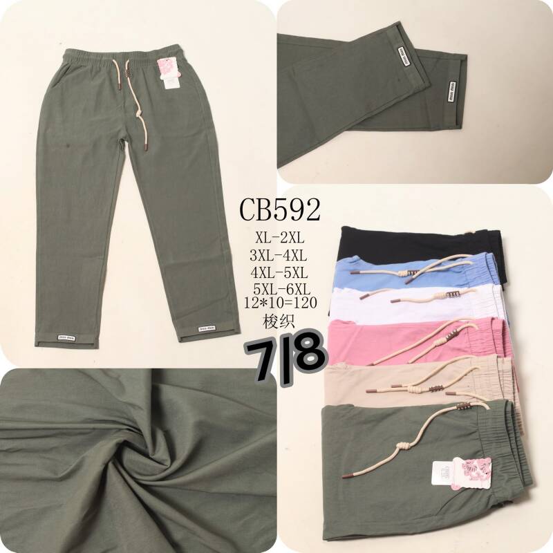 Spodnie damskie Roz 2XL-6XL, Mix Kolor Paczka 12 szt 1